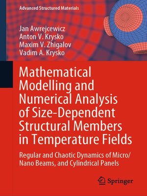 cover image of Mathematical Modelling and Numerical Analysis of Size-Dependent Structural Members in Temperature Fields